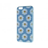 Чехол для iPhone 6 Plus TPU Glossy Side голубой