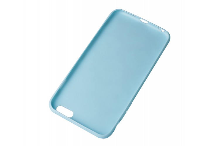 Чехол для iPhone 6 Plus TPU Glossy Side голубой