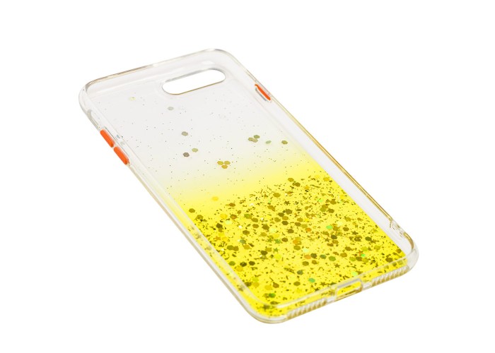 Чехол для iPhone 7 Plus / 8 Plus Glitter Bling желтый