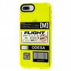 Чехол для iPhone 7 Plus / 8 Plus Neon print flight