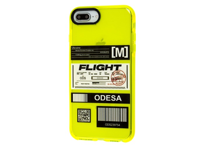 Чехол для iPhone 7 Plus / 8 Plus Neon print flight