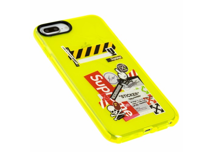 Чехол для iPhone 7 Plus / 8 Plus Neon print supreme