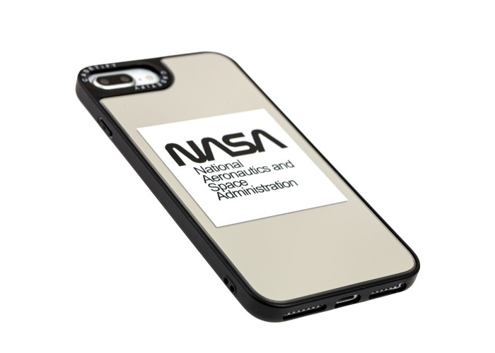 Чехол для iPhone 7 Plus / 8 Plus Tify Mirror Nasa зеркально-белый