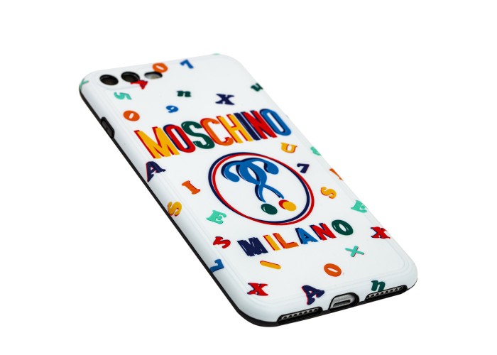 Чехол для iPhone 7 Plus / 8 Plus VIP Print moschino белый