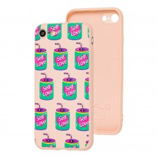 Чехол для iPhone 7 / 8 / SE2 Wave Fancy self love / pink sand