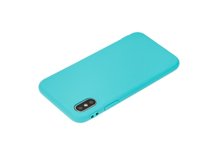 Чехол для iPhone X Matte бирюзовый