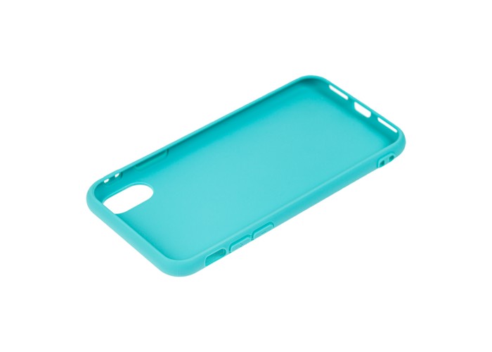 Чехол для iPhone X Matte бирюзовый