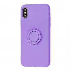 Чехол для iPhone X / Xs ColorRing фиолетовый