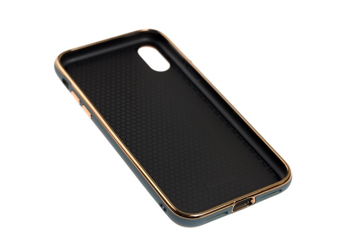 Чехол для iPhone X / Xs Glass Premium серый
