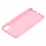 Чехол для iPhone X / Xs Kenzo leather розовый