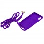 Чехол для iPhone X / Xs Lanyard without logo violet