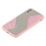 Чехол для iPhone X / Xs Shine mirror розовый