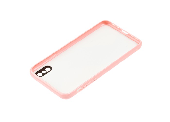 Чехол для iPhone X / Xs Shine mirror розовый