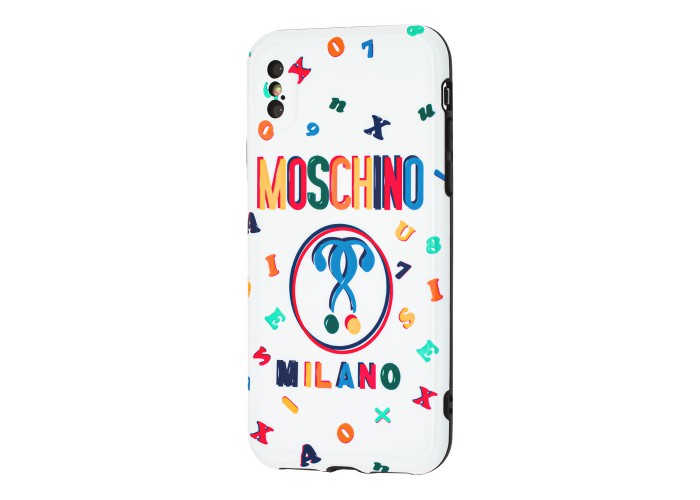 Чехол для iPhone X / Xs VIP Print moschino белый