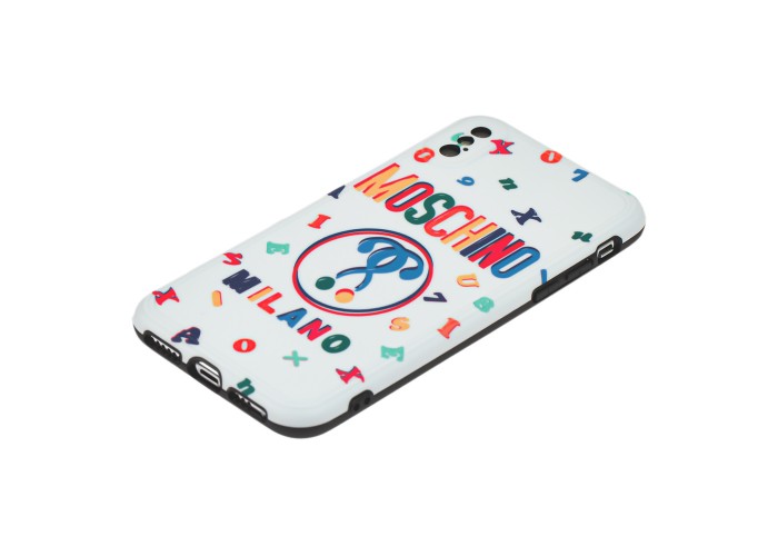 Чехол для iPhone X / Xs VIP Print moschino белый