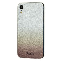 Чехол для iPhone Xr Ambre Fashion серебристый / черный