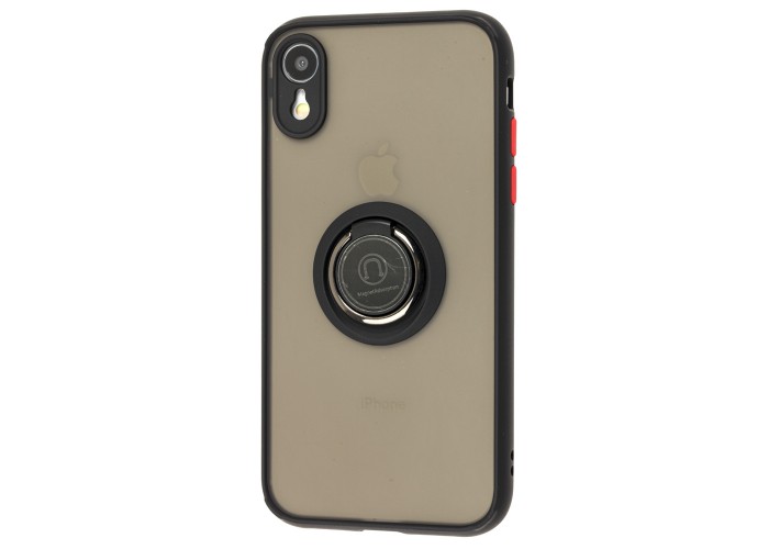 Чехол для iPhone Xr LikGus Edging Ring черный / красный