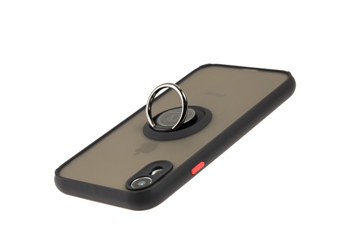 Чехол для iPhone Xr LikGus Edging Ring черный / красный
