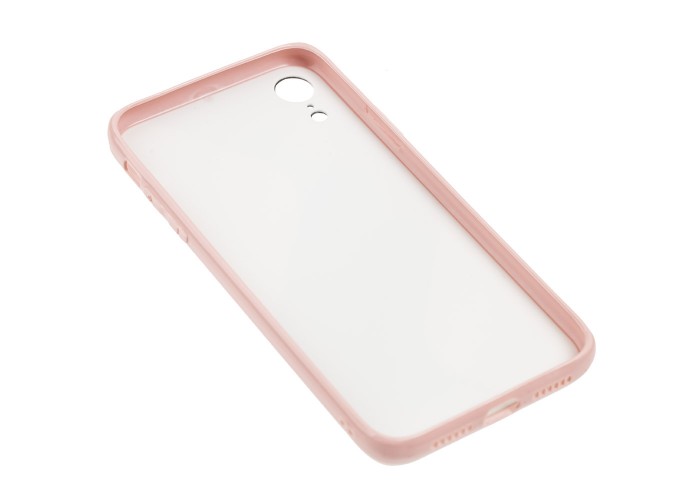 Чехол для iPhone Xr Shine mirror розовый