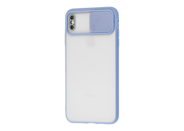 Чехол для iPhone Xs Max LikGus Camshield camera protect серый