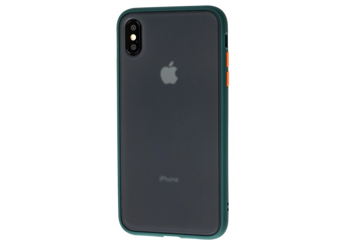 Чехол для iPhone Xs Max LikGus Maxshield оливковый