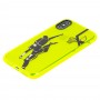 Чехол для iPhone Xs Max Neon print basketball