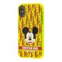Чехол для iPhone Xs Max Neon print Микки Маус CD