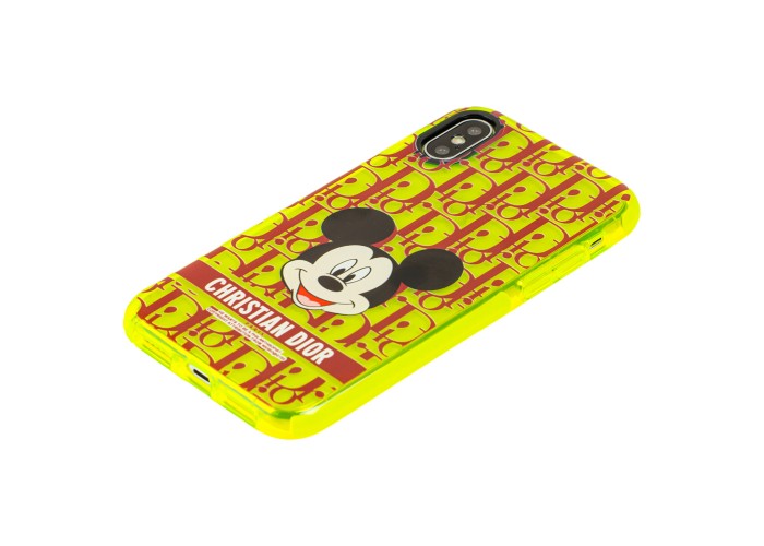 Чехол для iPhone Xs Max Neon print Микки Маус CD