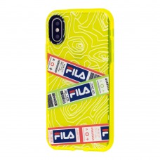 Чехол для iPhone Xs Max Neon print ticket