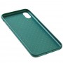 Чехол для iPhone Xs Max Weaving case зеленый