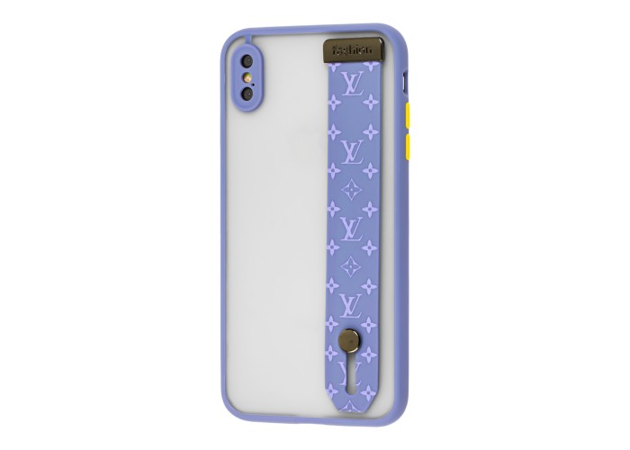 Чехол для iPhone Xs Max WristBand LV лавандовый