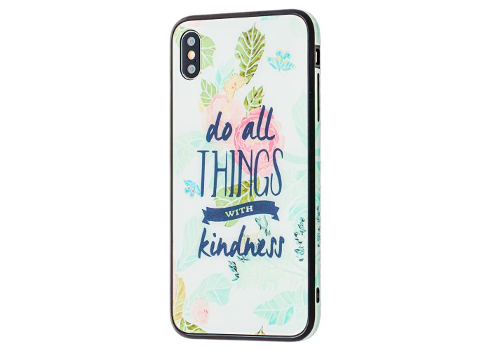 Чехол для iPhone Xs Max glass 