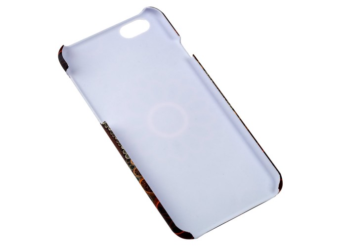 Чехол ibasi & Coer для iPhone 6 Soft Touch узор бордо