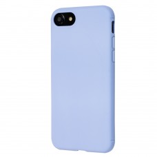 Чехол силиконовый для iPhone 7 / 8  матовый лиловый