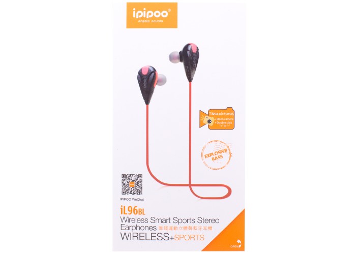 Гарнитура Bluetooth iPipoo IL96BL черный 											