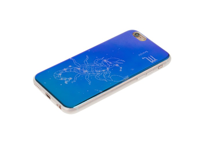 Накладка силиконовая перламутр зодиаки для iPhone 6 Scorpio