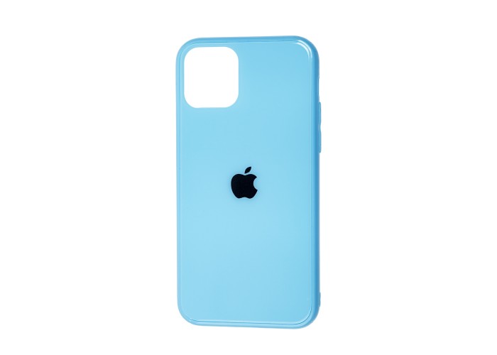 Чехол New glass для iPhone 11 Pro голубой