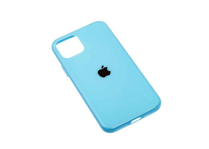 Чехол New glass для iPhone 11 Pro голубой