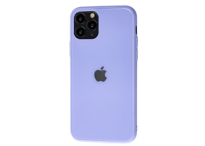Чехол New glass для iPhone 11 Pro светло-фиолетовый