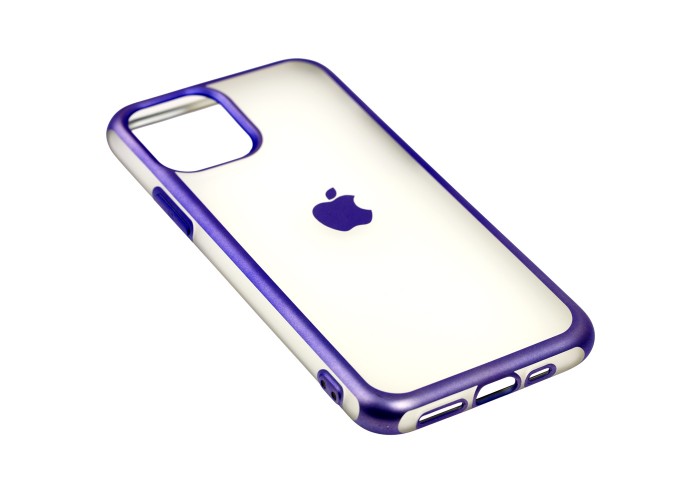 Чехол для iPhone 11 Pro Metall Effect светло-фиолетовый