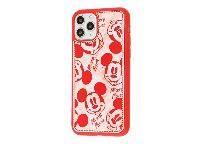 Чехол для iPhone 11 Pro Mickey Mouse ретро красный