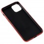 Чехол для iPhone 11 Pro Silicone case матовый (TPU) красный