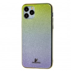 Чехол для iPhone 11 Pro Sw glass лимонно-серебристый