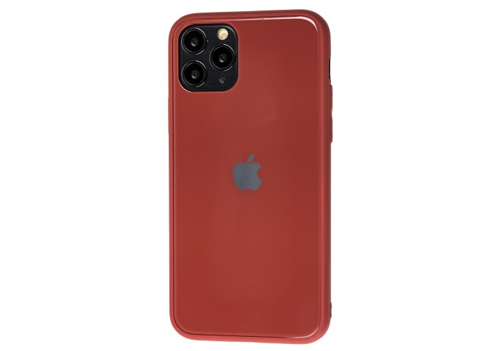 Чехол New glass для iPhone 11 Pro темно-бежевый