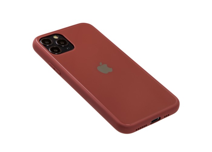 Чехол New glass для iPhone 11 Pro темно-бежевый