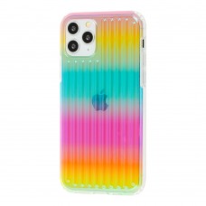 Чехол для iPhone 11 Pro Gradient Laser радуга