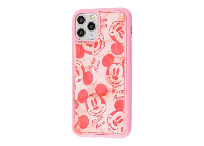 Чехол для iPhone 11 Pro Mickey Mouse ретро розовый