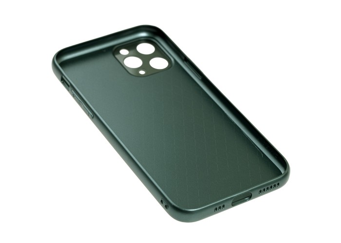 Чехол для iPhone 11 Pro glass LV зеленый