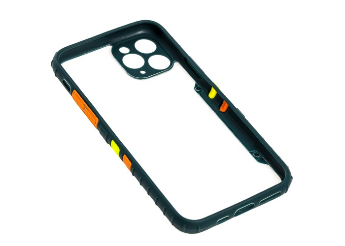 Чехол для iPhone 11 Pro Armor clear зеленый
