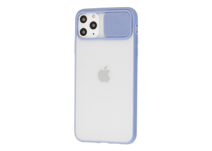 Чехол для iPhone 11 Pro LikGus Camshield camera protect серо-фиолетовый